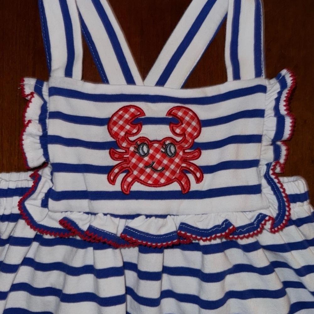 Classic Whimsy • Dress • Red/White/Blue • Size 3T